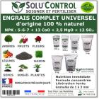 Engrais complet universel et équilibré, SoluControl